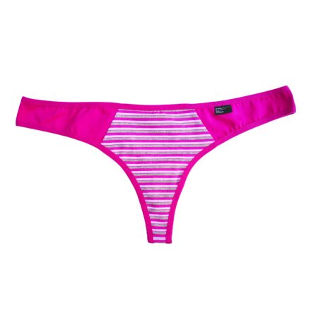 basic tanga csíkos-pink