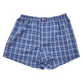 kockás vászon boxeralsó  m-01