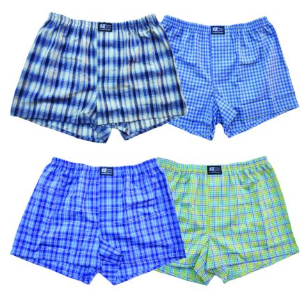 kockás boxaralsó négy darabos csomagban 2