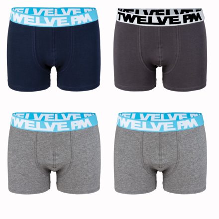 classic boxer négy darabos csomag sötétkék grafit világosszürke 