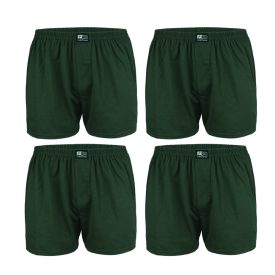 színes bő boxer 4 darabos csomag oliva