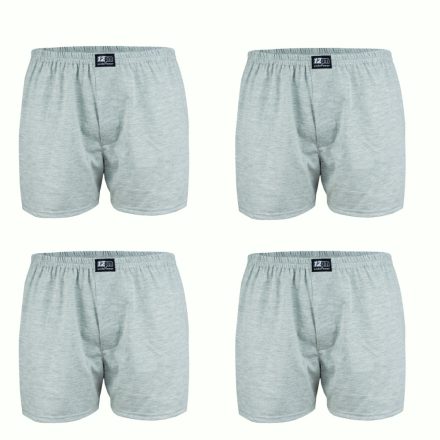színes bő boxer 4 darabos csomag világos szürke