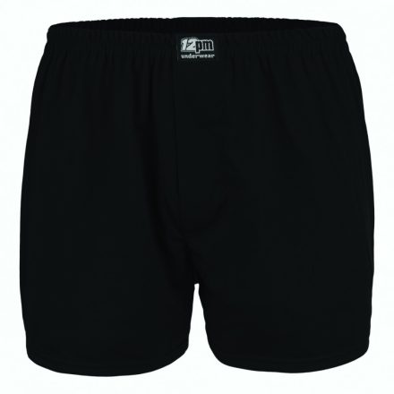 fekete színű bő szárú boxeralsó