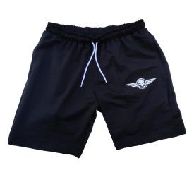 sportos pamut rövidnadrág fekete