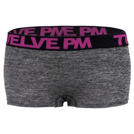 Női boxer fitness grafit színű