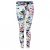 női leggings virágos